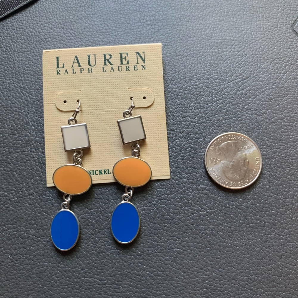 Vintage NWT Geometric Ralph Lauren Earrings